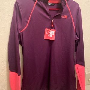 Ladies L The North Face 1/4 Zip Pullover